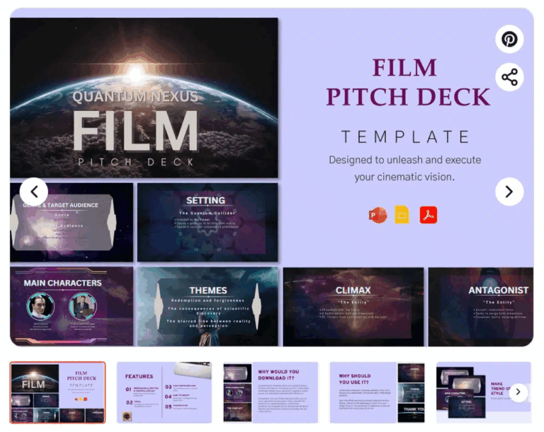 film pitch deck